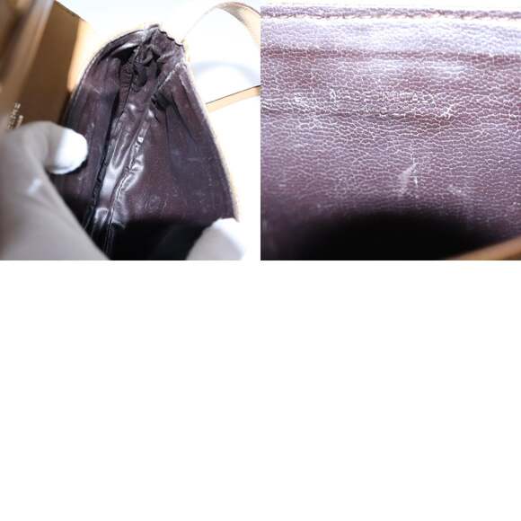 CELINE Macadam Canvas Shoulder Bag Coated Canvas Beige - Picture 12 of 12